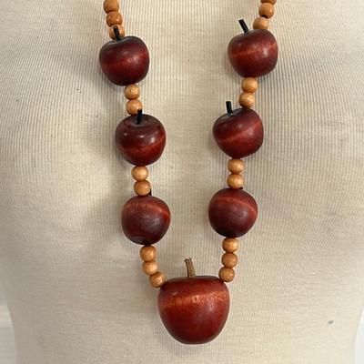 Necklace Lot - Wood, Seed, Paper, Signed, Artisanal