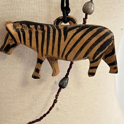 Necklace Lot - Wood, Seed, Paper, Signed, Artisanal