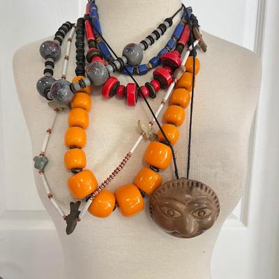 Necklace Lot - Vintage, Ceramic Beads