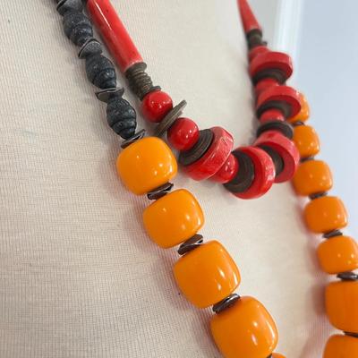 Necklace Lot - Vintage, Ceramic Beads