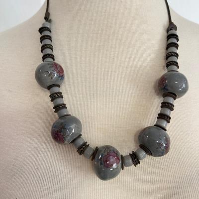 Necklace Lot - Vintage, Ceramic Beads