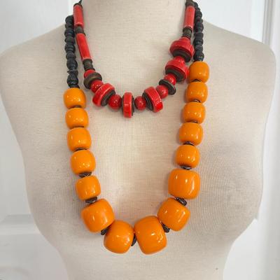 Necklace Lot - Vintage, Ceramic Beads