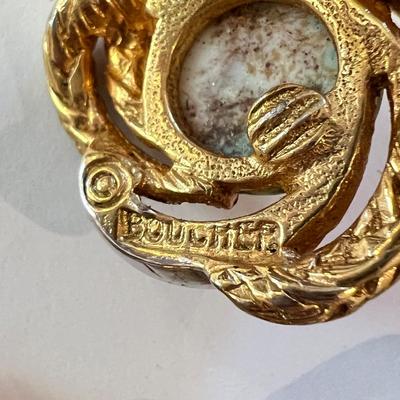 Vintage Designer Marcel Boucher Necklace Bracelet 1 Earring Set