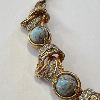 Vintage Designer Marcel Boucher Necklace Bracelet 1 Earring Set