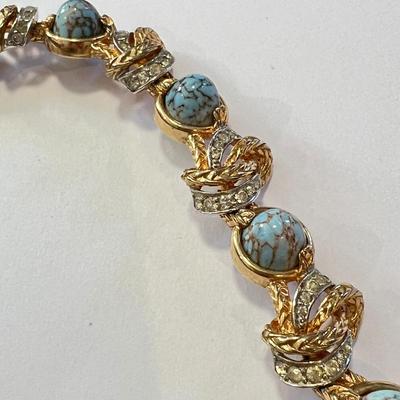 Vintage Designer Marcel Boucher Necklace Bracelet 1 Earring Set