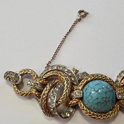 Vintage Designer Marcel Boucher Necklace Bracelet 1 Earring Set