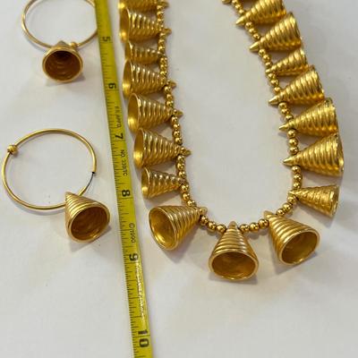 Designer Ccori Necklace Earrings Set