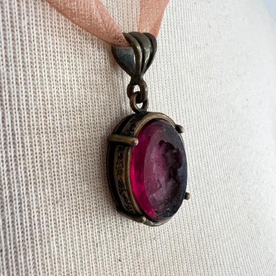 Designer Extasia Glass Cameo Choker Necklace