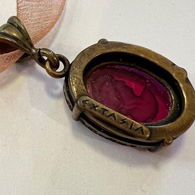 Designer Extasia Glass Cameo Choker Necklace