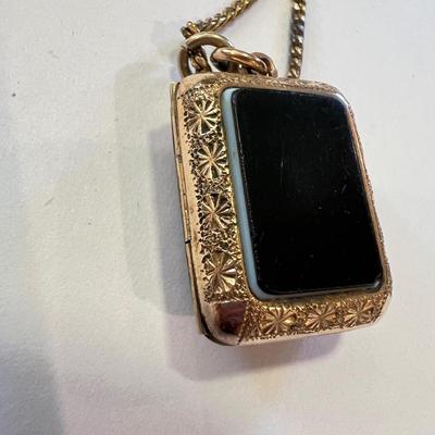 Vintage Designer Miriam Haskell Locket Necklace Collectible