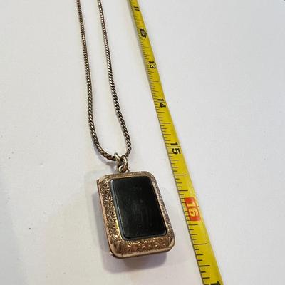 Vintage Designer Miriam Haskell Locket Necklace Collectible