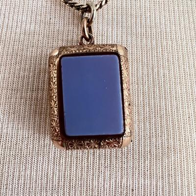 Vintage Designer Miriam Haskell Locket Necklace Collectible