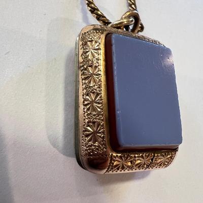 Vintage Designer Miriam Haskell Locket Necklace Collectible