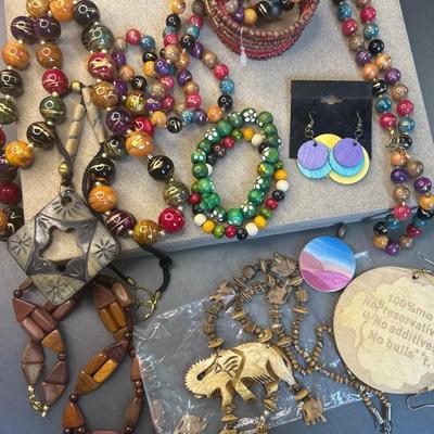 Wood jewelry