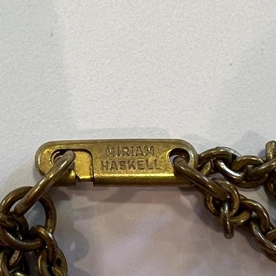 Vintage Designer Miriam Haskell Necklace Collectible