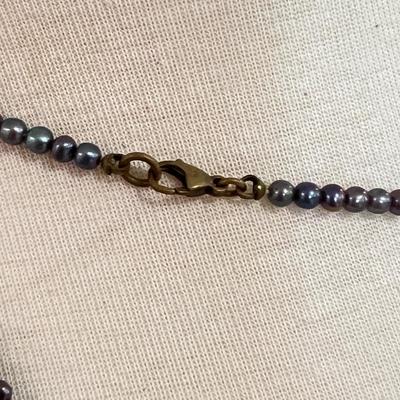 Designer Extasia Necklace Bracelet Lot - Glass Cameo, Pearl