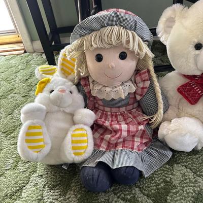 PLUSH DOLL AND ANIMALS