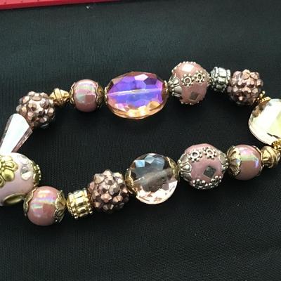 Multi bead, fashion bracelet