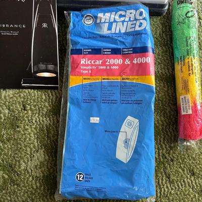 RICCAR VIBRANCE UPRIGHT VACUUM AND A ROYAL HAND VACUUM