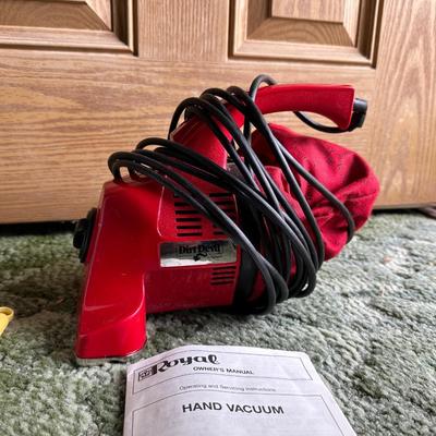 RICCAR VIBRANCE UPRIGHT VACUUM AND A ROYAL HAND VACUUM