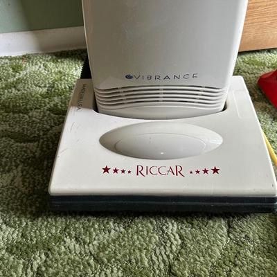 RICCAR VIBRANCE UPRIGHT VACUUM AND A ROYAL HAND VACUUM