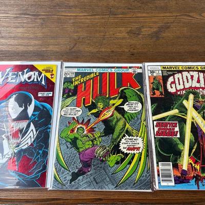 Hulk, Venom & Godzilla