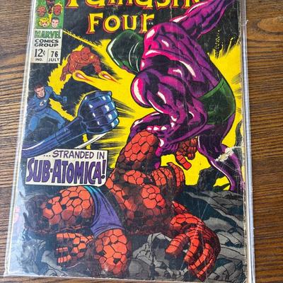 Six Fantastic Four comics