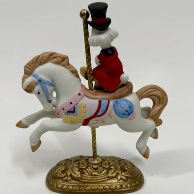 SCROOGE MCDUCK Character’s Carousel Horse Figure New England Collectors Society Disney Characters limited
