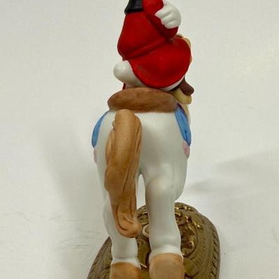 SCROOGE MCDUCK Character’s Carousel Horse Figure New England Collectors Society Disney Characters limited