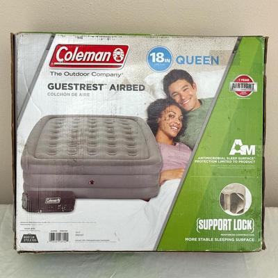 Coleman Guestrest 18” Queen Sized Air Mattress Camping Bed