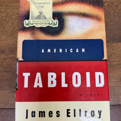 American Tabloid hardback book James Ellroy autographed signed by author