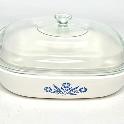 Corning Ware Blue Cornflower Set - Roaster and 10" Lidded Casserole Dish