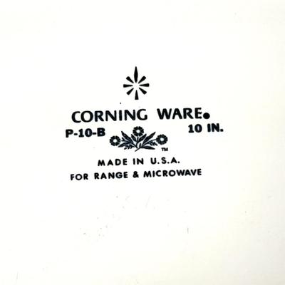 Corning Ware Blue Cornflower Set - Roaster and 10" Lidded Casserole Dish