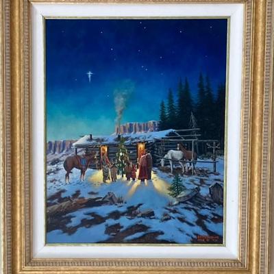 Original oil Painting By Local Artist Keith Brown