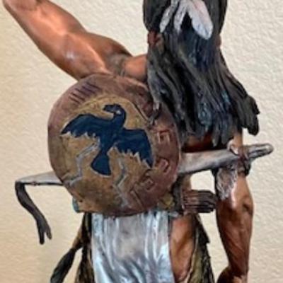 C.A. Pardell Legends Bronze Sculpture "Bear's Heart" 1997