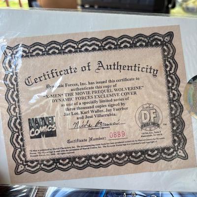 Signed X Men The Movie 889/300 with COA plus more!