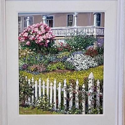 Original Oil Painting By Hope Stevenson MacCallum House Gardens Mendocino