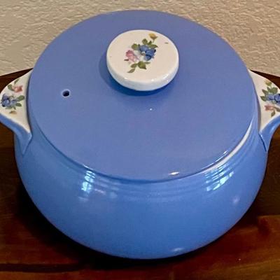 Vintage Hall's Rose Parade Covered Casserole Dish