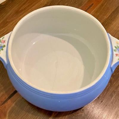 Vintage Hall's Rose Parade Covered Casserole Dish