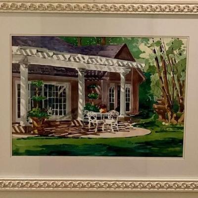 Original Watercolor Painting By Local Artist Wanda Avery
