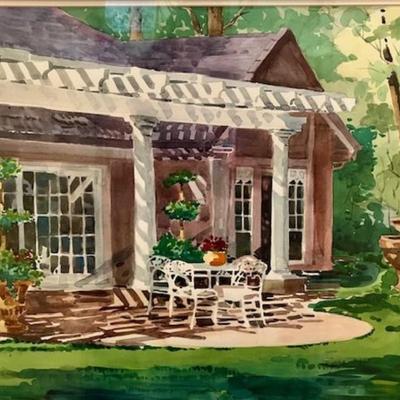 Original Watercolor Painting By Local Artist Wanda Avery