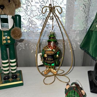 IRISH NUTCRACKER, SANTA AND OTHER CHRISTMAS DECORATIONS