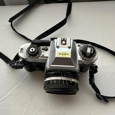 NIKON 35MM CAMERA AND ARGO FLEX BOX CAMERA