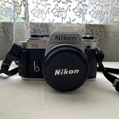 NIKON 35MM CAMERA AND ARGO FLEX BOX CAMERA