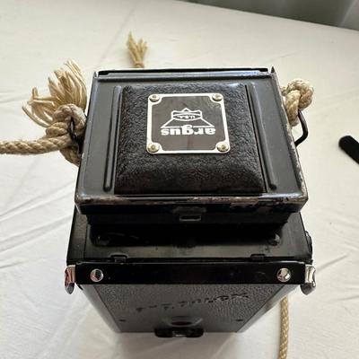 NIKON 35MM CAMERA AND ARGO FLEX BOX CAMERA