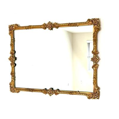 Vintage Ornate Mirror with Gilded Frame