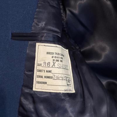 MILITARY UNIFORM AND WOOL DRESS COAT