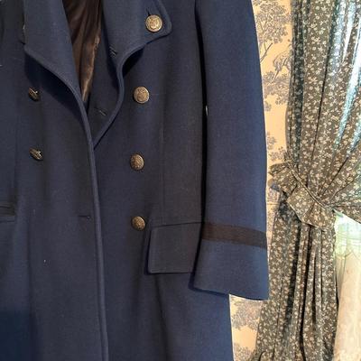 MILITARY UNIFORM AND WOOL DRESS COAT