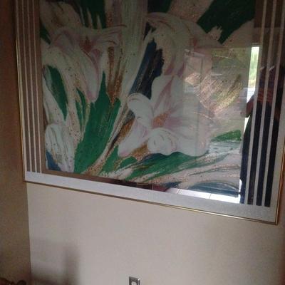 Giant mirrored picture