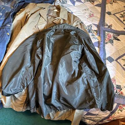 MEN'S BIG SMITH DENIM OVERALLS, COVERALLS AND RAIN COATS